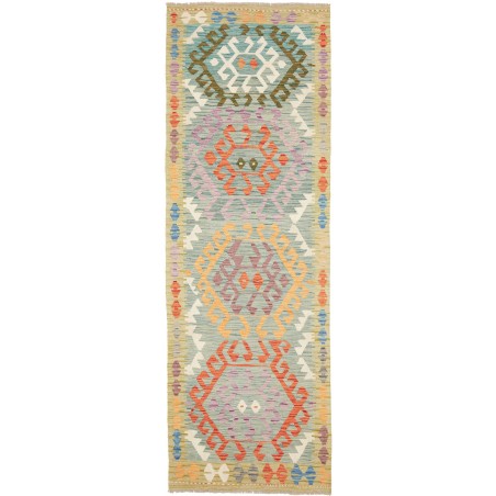 Tappeto Kilim Afghanistan marrone beige 85x263