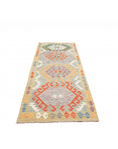 Tappeto Kilim Afghanistan marrone beige 85x263
