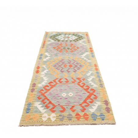 Tappeto Kilim Afghanistan marrone beige 85x263