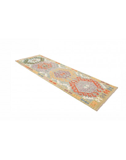 Tappeto Kilim Afghanistan marrone beige 85x263