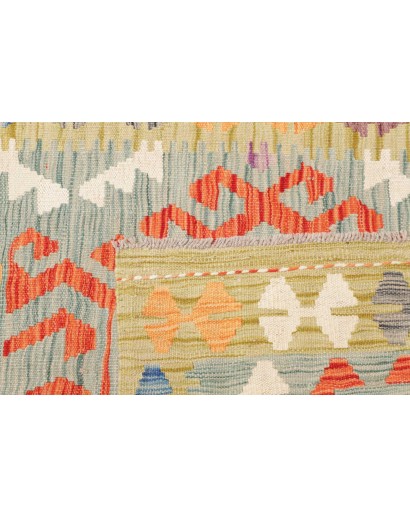 Tappeto Kilim Afghanistan marrone beige 85x263