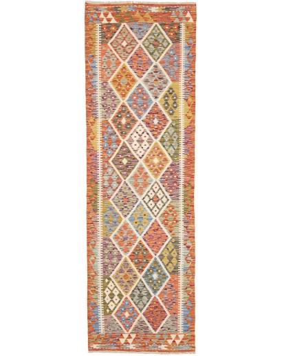 Tappeto Kilim Afghanistan marrone 76x248