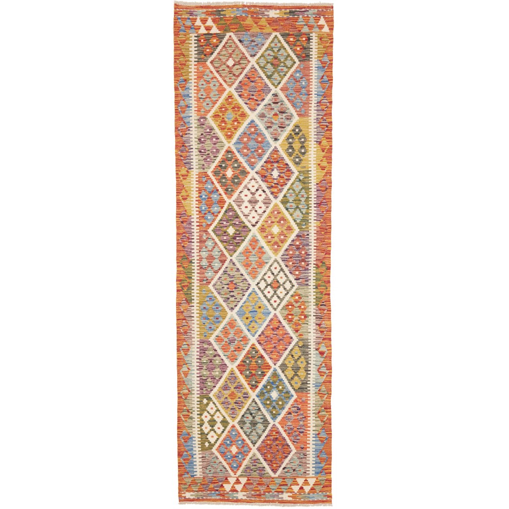 Tappeto Kilim Afghanistan marrone 76x248