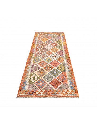 Tappeto Kilim Afghanistan marrone 76x248