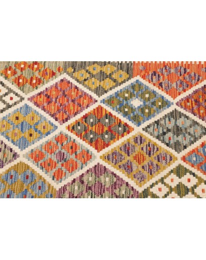 Tappeto Kilim Afghanistan marrone 76x248