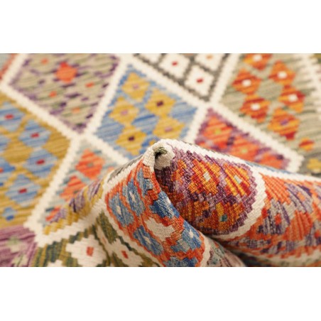 Tappeto Kilim Afghanistan marrone 76x248