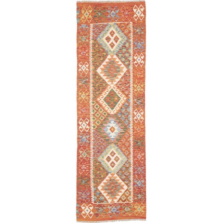 Tappeto Kilim Afghanistan arancione 74x236