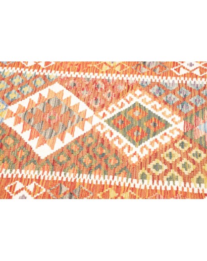Tappeto Kilim Afghanistan arancione 74x236