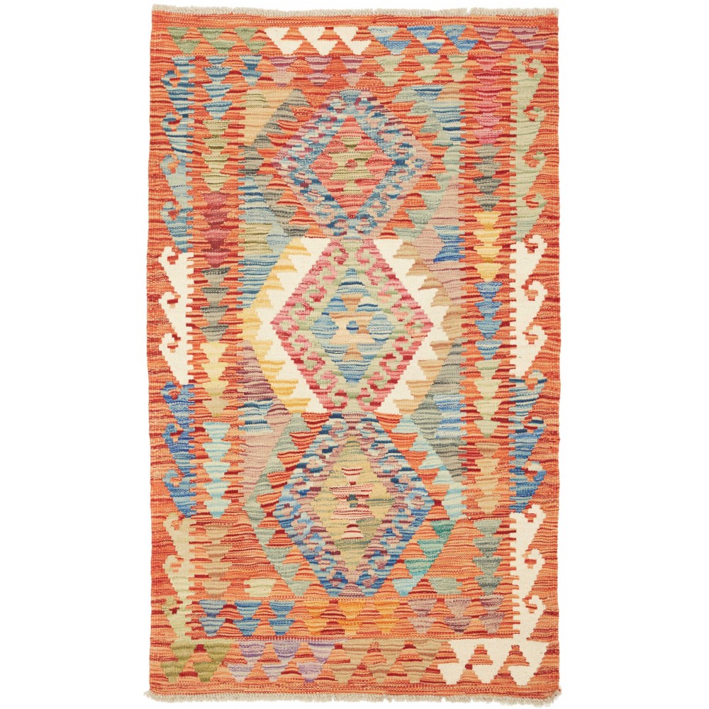 Tappeto Kilim Afghanistan marrone 80x130