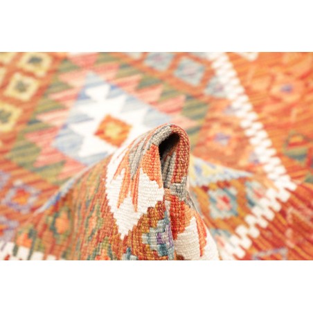Tappeto Kilim Afghanistan arancione 74x236