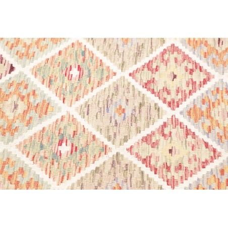 Tappeto Kilim Afghanistan marrone giallo 82x258