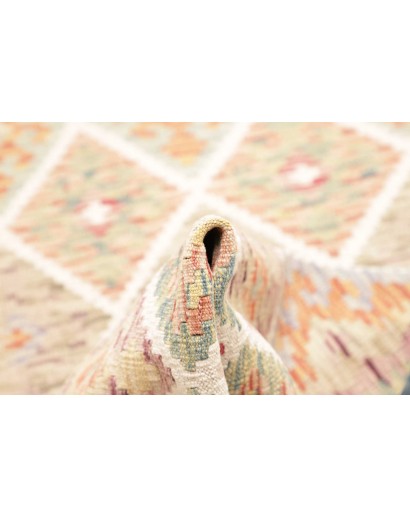 Tappeto Kilim Afghanistan marrone giallo 82x258