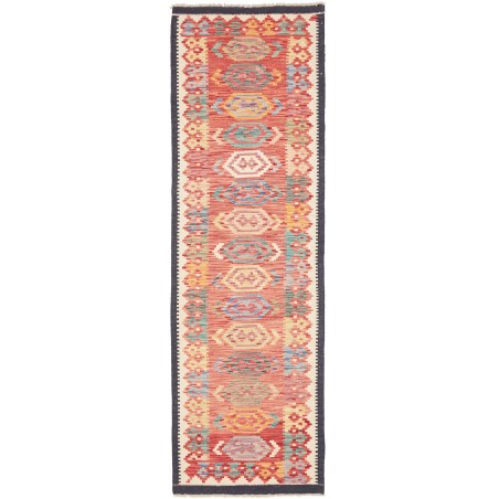 Tappeto Kilim Afghanistan marrone 77x249