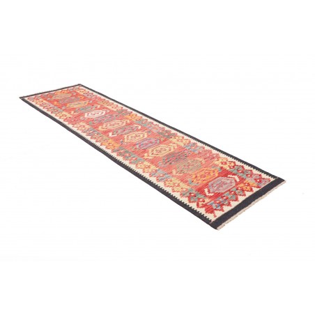 Tappeto Kilim Afghanistan marrone 77x249