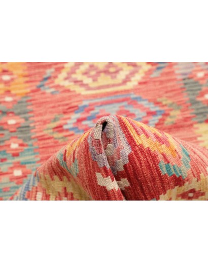 Tappeto Kilim Afghanistan marrone 77x249