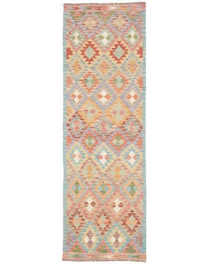 Tappeto Kilim Afghanistan marrone 82x261