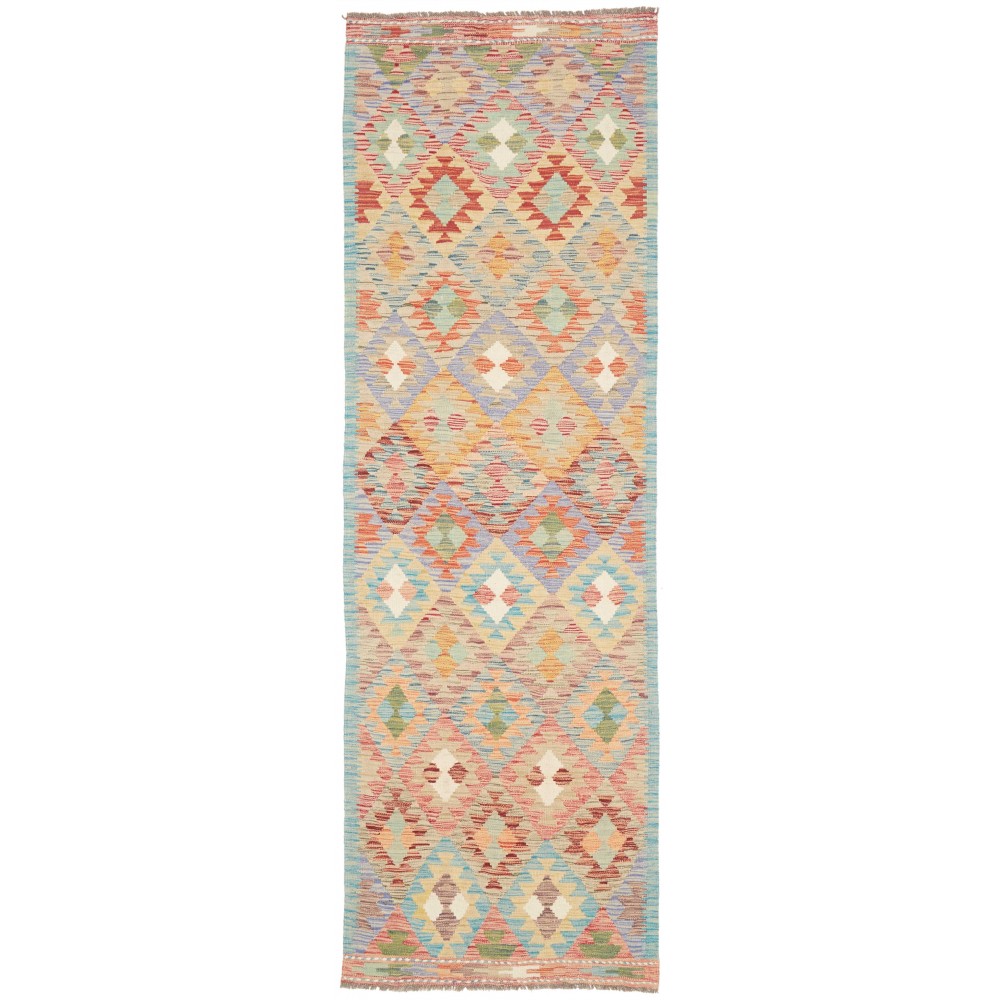 Tappeto Kilim Afghanistan marrone 82x261