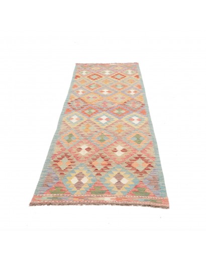 Tappeto Kilim Afghanistan marrone 82x261