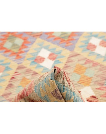 Tappeto Kilim Afghanistan marrone 82x261