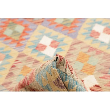 Tappeto Kilim Afghanistan marrone 82x261