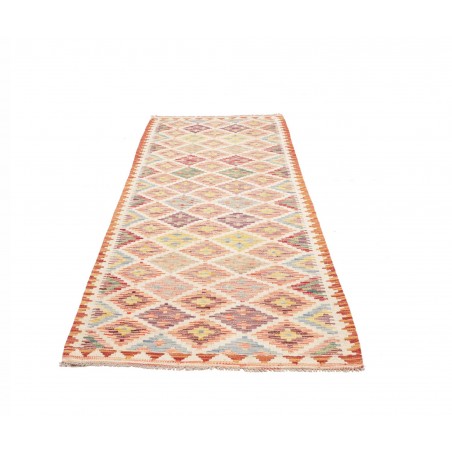 Tappeto Kilim Afghanistan giallo arancione 99x244