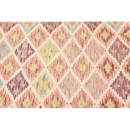 Tappeto Kilim Afghanistan giallo arancione 99x244