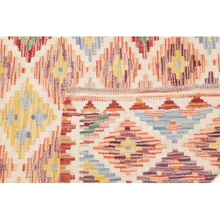 Tappeto Kilim Afghanistan giallo arancione 99x244