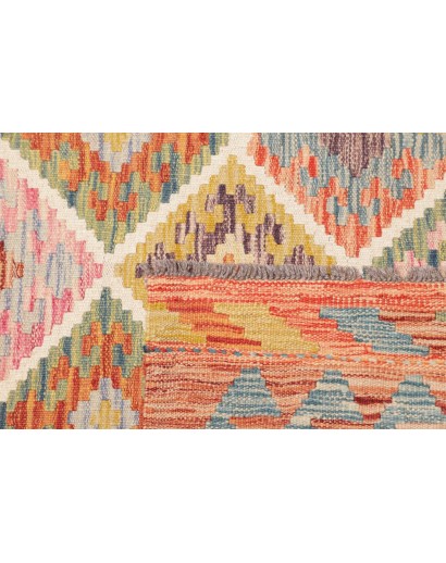 Tappeto Kilim Afghanistan marrone 82x246