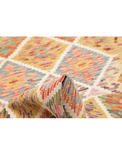 Tappeto Kilim Afghanistan marrone 82x246