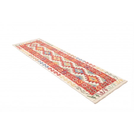 Tappeto Kilim Afghanistan giallo rosso 73x241