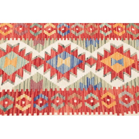 Tappeto Kilim Afghanistan giallo rosso 73x241