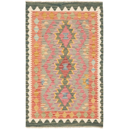 Tappeto Kilim Afghanistan marrone grigio 83x132