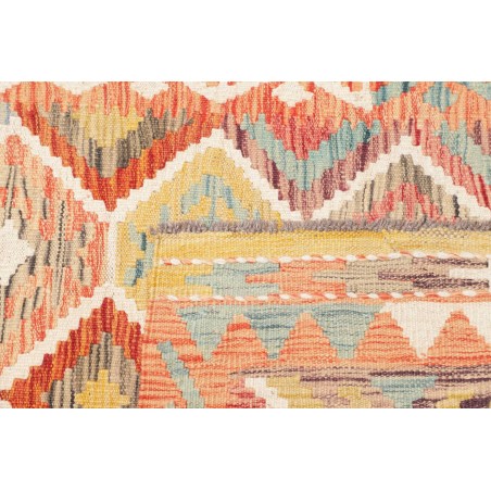 Tappeto Kilim Afghanistan marrone rosso 81x250