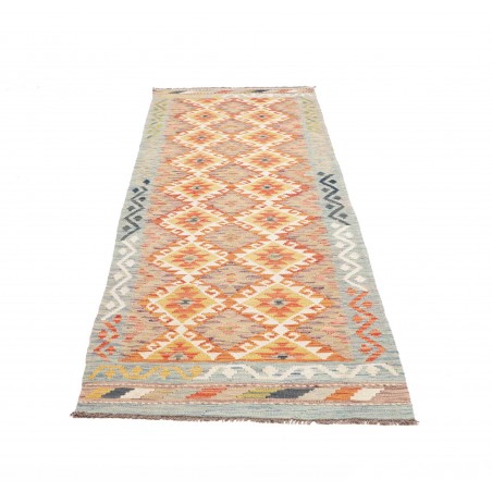Tappeto Kilim Afghanistan marrone beige 84x255