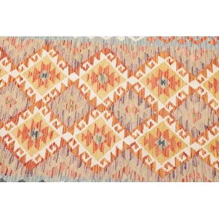 Tappeto Kilim Afghanistan marrone beige 84x255