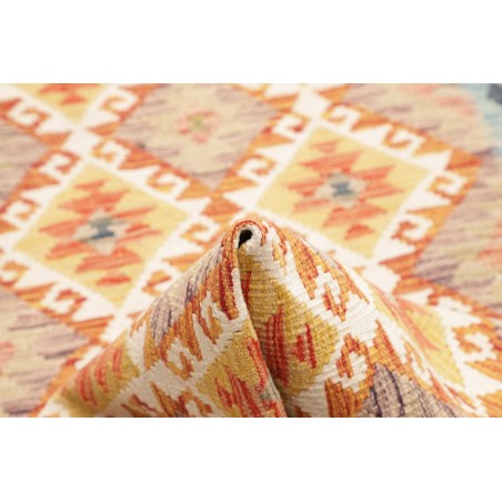 Tappeto Kilim Afghanistan marrone beige 84x255