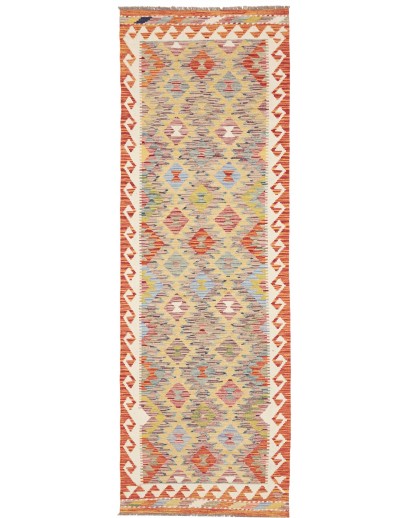 Tappeto Kilim Afghanistan marrone 79x245