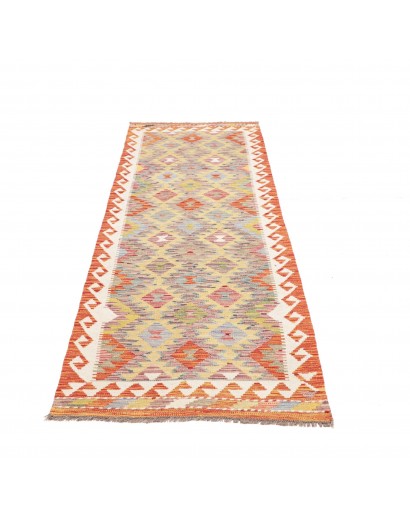 Tappeto Kilim Afghanistan marrone 79x245