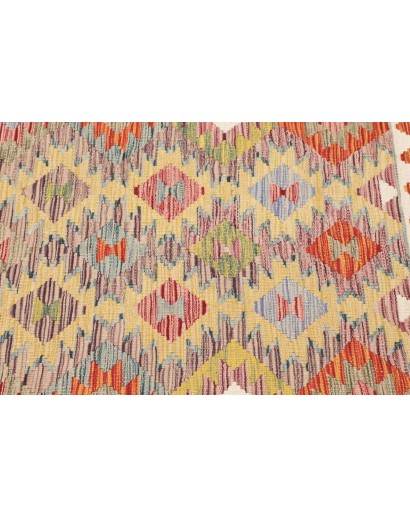 Tappeto Kilim Afghanistan marrone 79x245