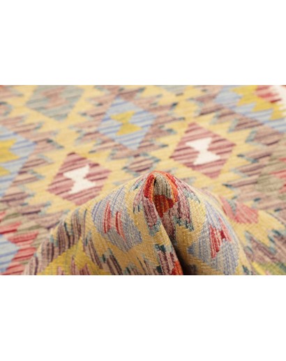 Tappeto Kilim Afghanistan marrone 79x245