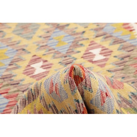 Tappeto Kilim Afghanistan marrone 79x245