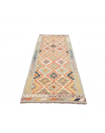 Tappeto Kilim Afghanistan marrone rosso 85x256