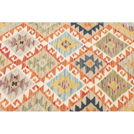 Tappeto Kilim Afghanistan marrone rosso 85x256