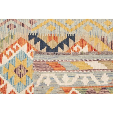 Tappeto Kilim Afghanistan marrone rosso 85x256