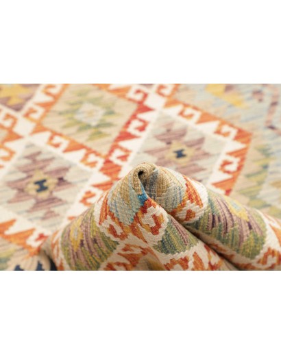 Tappeto Kilim Afghanistan marrone rosso 85x256