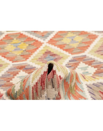 Tappeto Kilim Afghanistan marrone 83x247