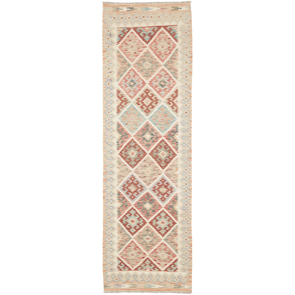 Tappeto Kilim Afghanistan beige marrone 74x245