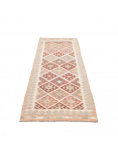 Tappeto Kilim Afghanistan beige marrone 74x245