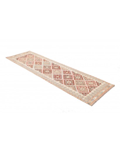 Tappeto Kilim Afghanistan beige marrone 74x245