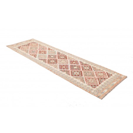 Tappeto Kilim Afghanistan beige marrone 74x245